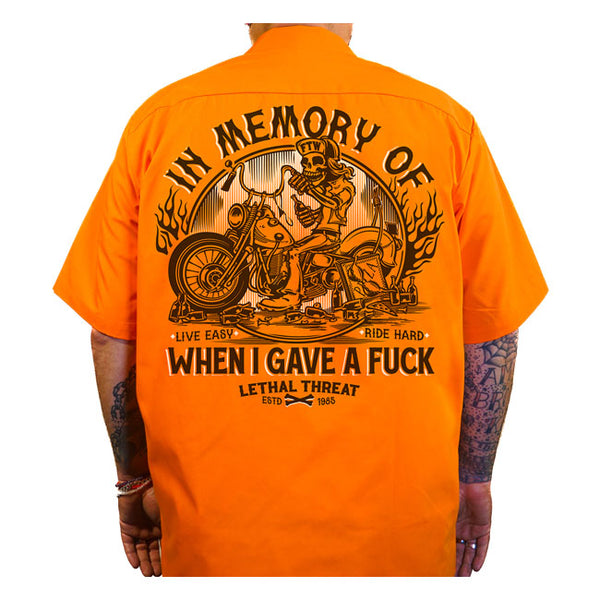 Lethal Threat Camicia da lavoro a maniche corte In Memory