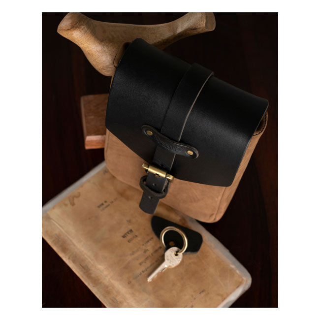 Borsa da serbatoio per moto Trip Machine Vintage Leather 1,3 L