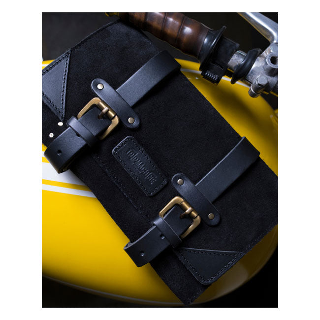 Rotolo porta attrezzi in pelle per moto Trip Machine