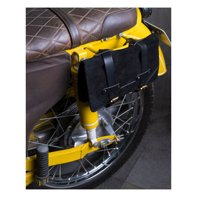 Rotolo porta attrezzi in pelle per moto Trip Machine