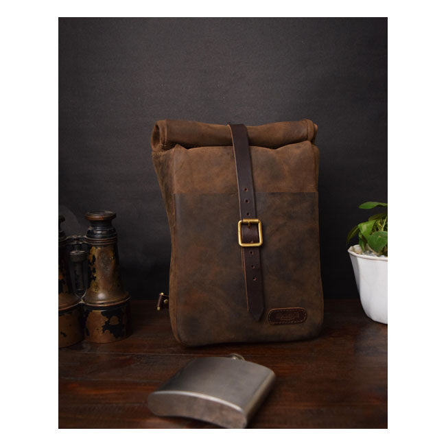 Borsa da moto / borsa a tracolla Trip Machine Vintage Leather 3,3 L