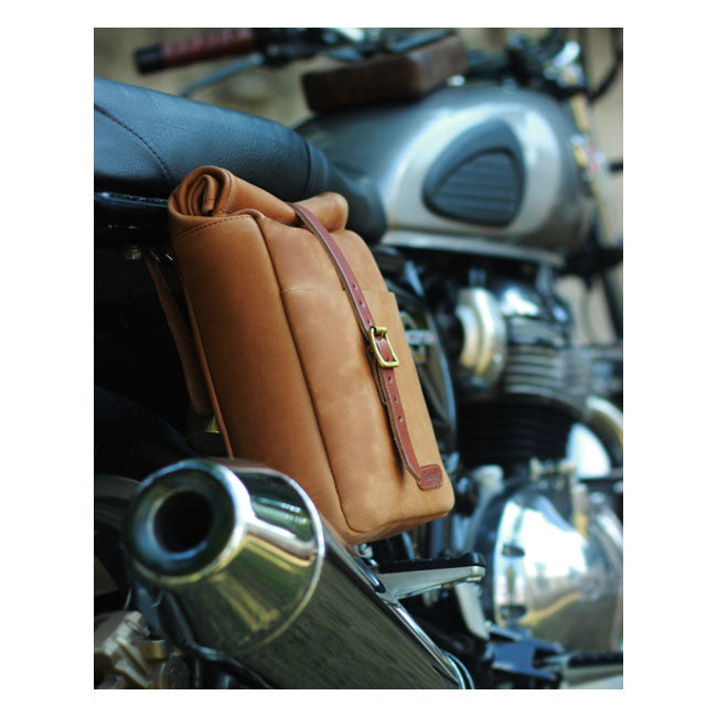 Borsa da moto / borsa a tracolla Trip Machine Vintage Leather 3,3 L