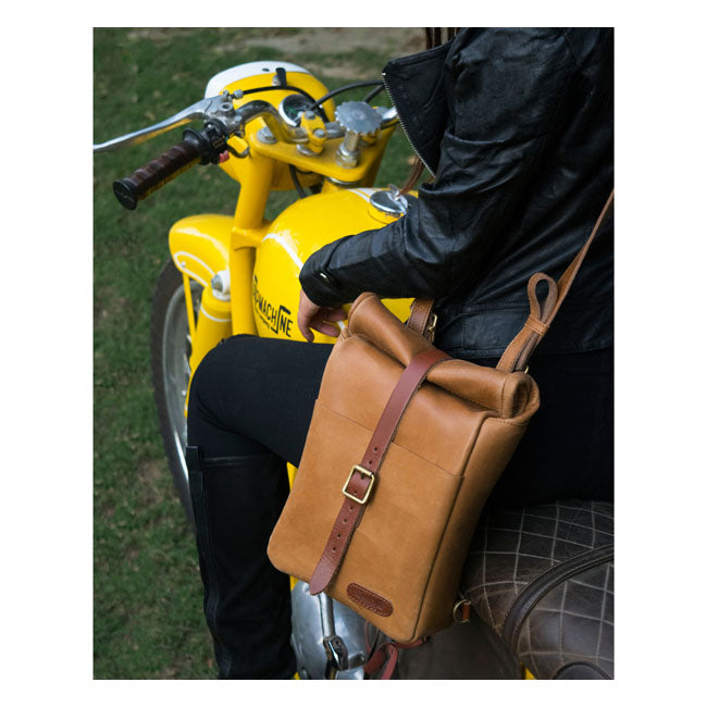 Borsa da moto / borsa a tracolla Trip Machine Vintage Leather 3,3 L