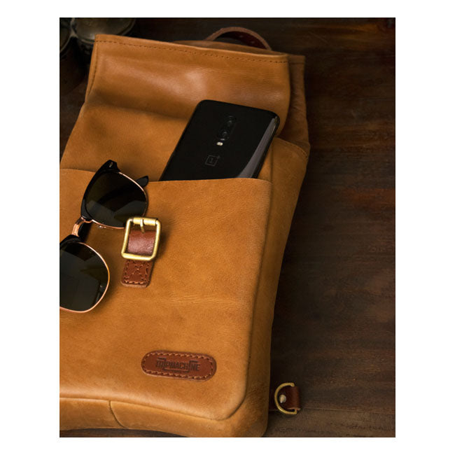 Borsa da moto / borsa a tracolla Trip Machine Vintage Leather 3,3 L