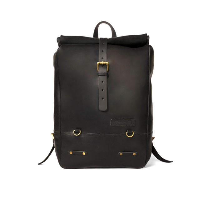 Trip Machine Borsa da moto / zaino in pelle vintage da 15 litri