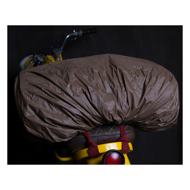 Borsa da viaggio militare vintage in pelle per motociclisti Trip Machine