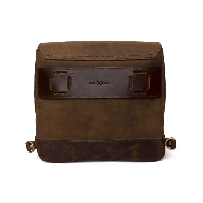 Borsa da motociclista vintage in pelle Trip Machine