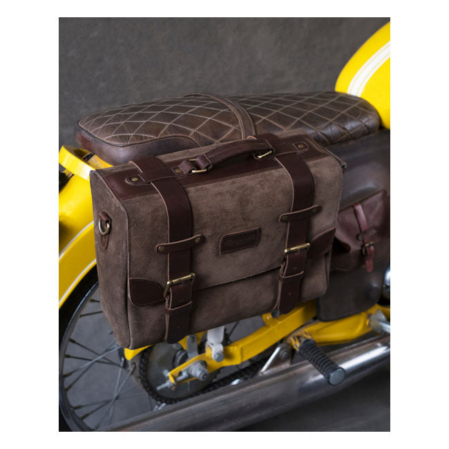 Borsa da moto Trip Machine Vintage Leather Warrior