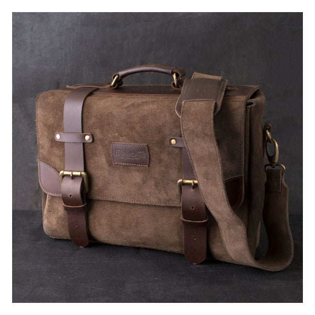 Borsa da moto Trip Machine Vintage Leather Warrior