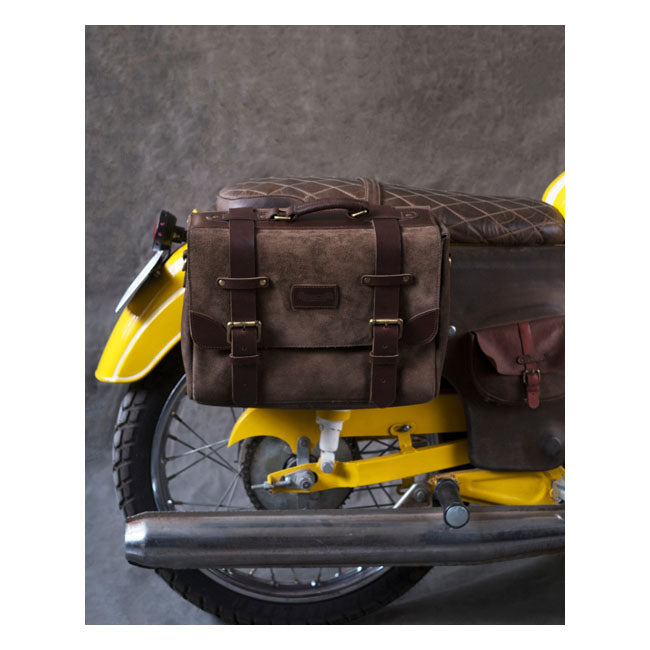 Borsa da moto Trip Machine Vintage Leather Warrior