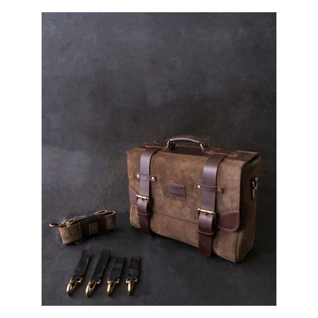 Borsa da moto Trip Machine Vintage Leather Warrior