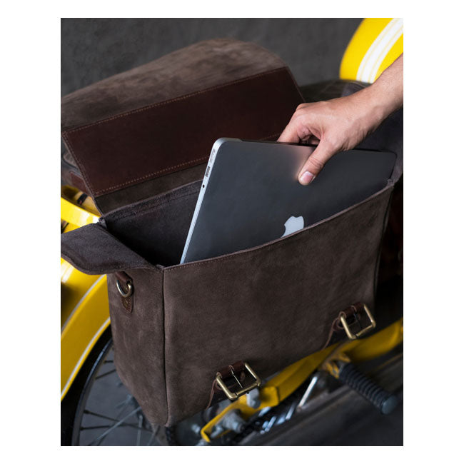 Borsa da moto Trip Machine Vintage Leather Warrior