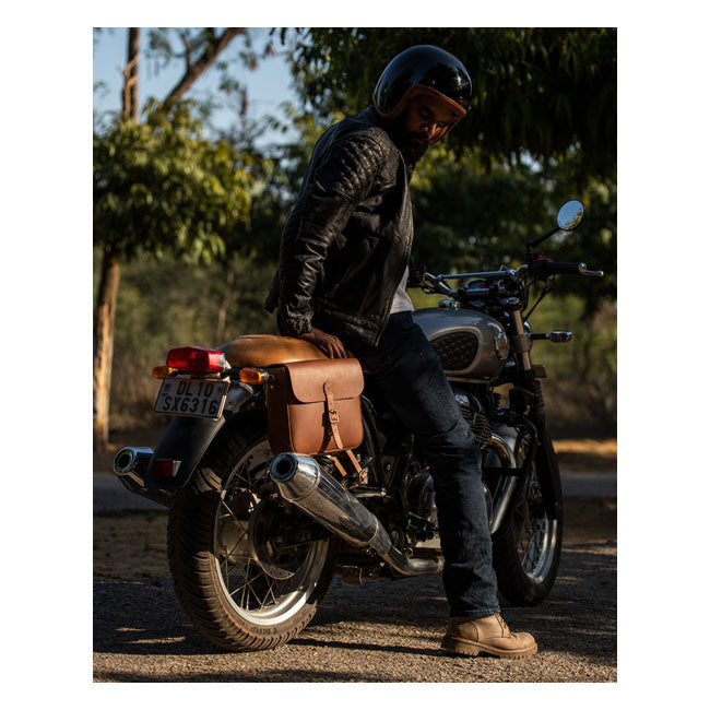 Borsa da moto in pelle Trip Machine Classic