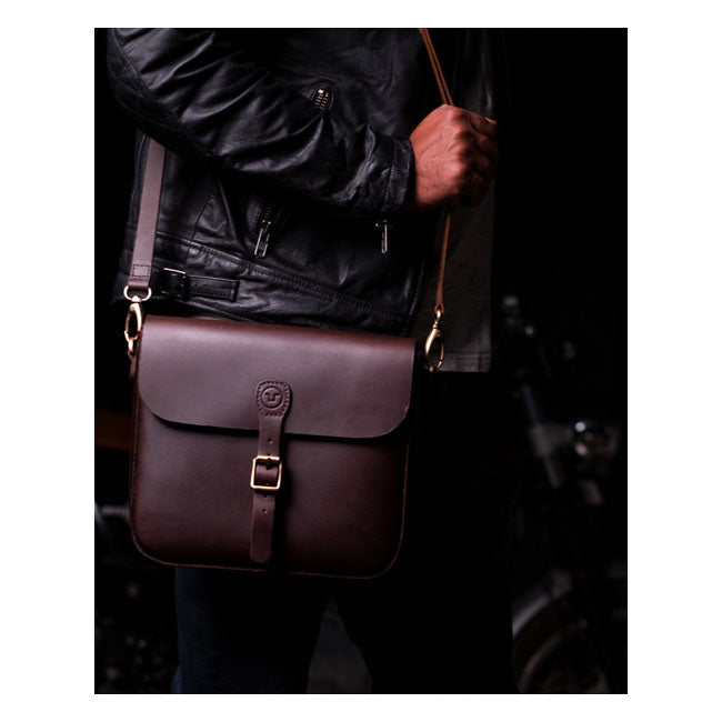Borsa da moto in pelle Trip Machine Classic