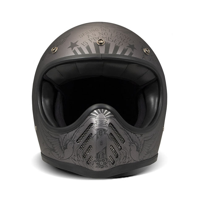DMD Casco da moto MX Seventyseven Retro