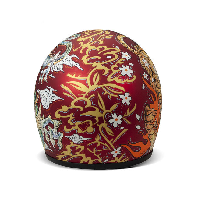 DMD Casco da moto MX Seventyseven Retro