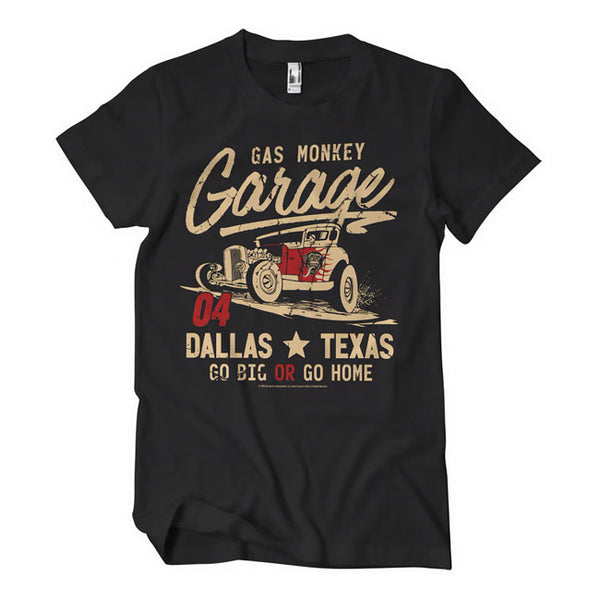 Maglietta Gas Monkey Garage Go Big or Go Home