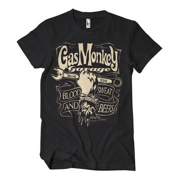 Maglietta Gas Monkey Garage Wrench Label