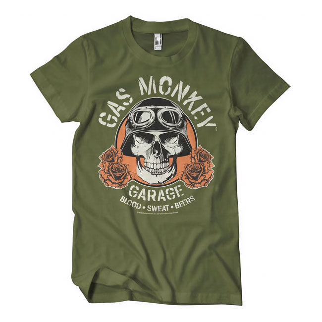 Maglietta Gas Monkey Garage Skull