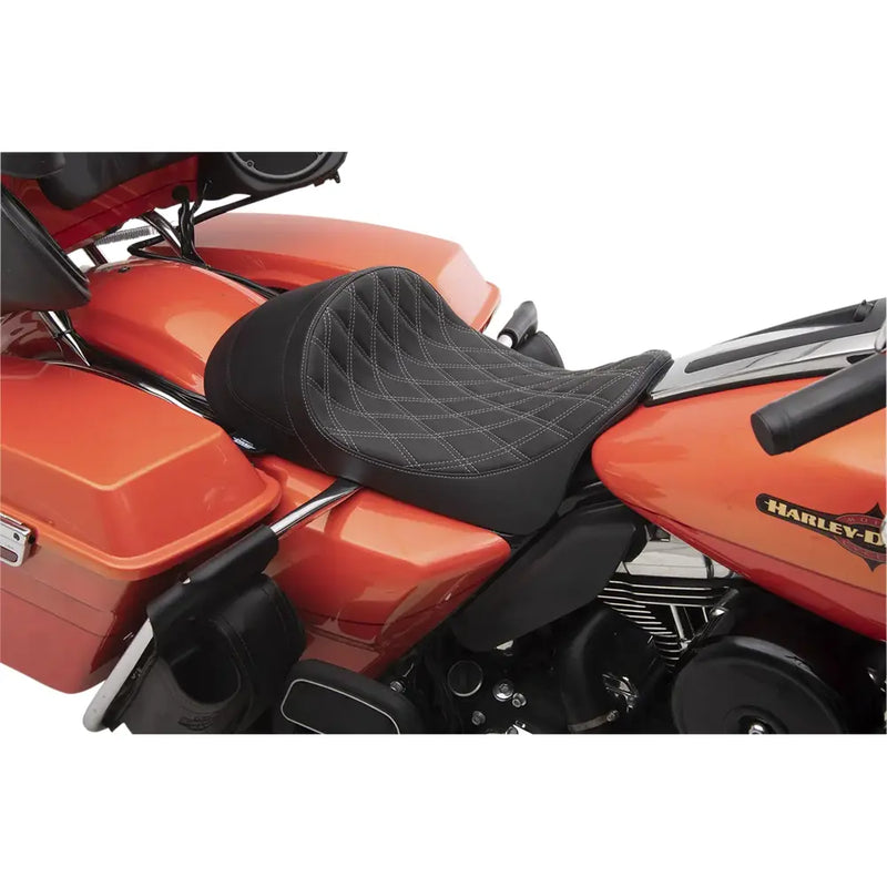 Drag Specialties Sella monoposto ribassata EZ-ON per Harley