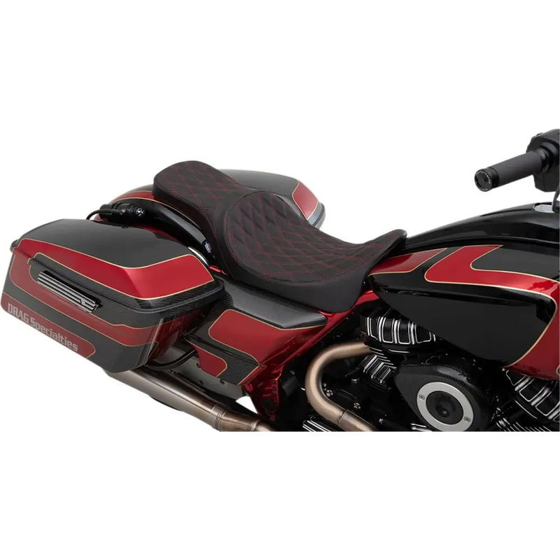 Drag Specialties Sella Predator 2-Up per Harley