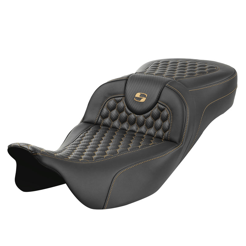 Saddlemen Sedile a nido d'ape Roadsofa Extended Reach per Harley