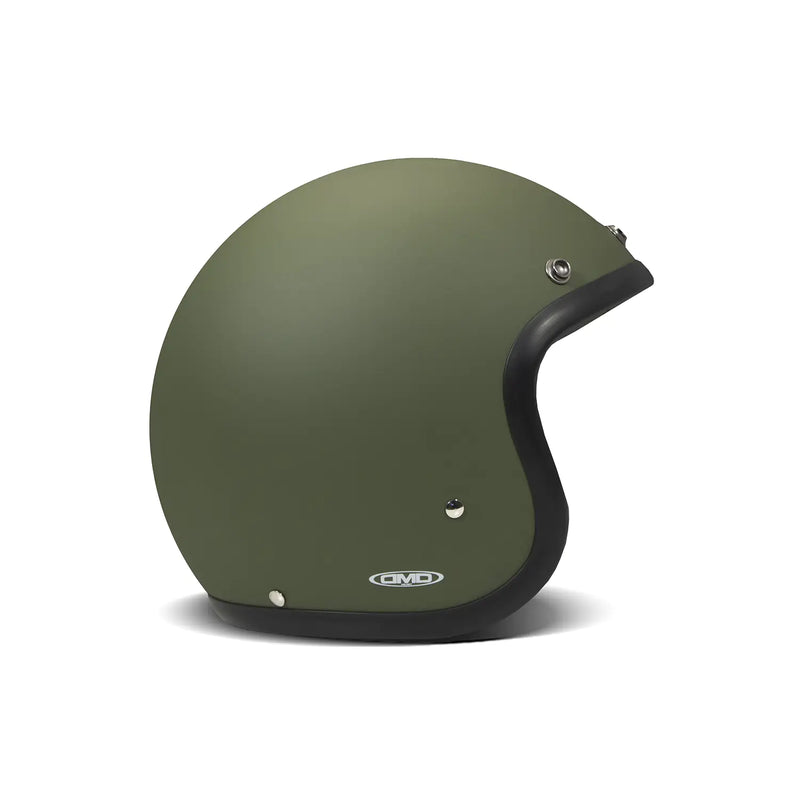 DMD Casco da moto aperto classico retrò