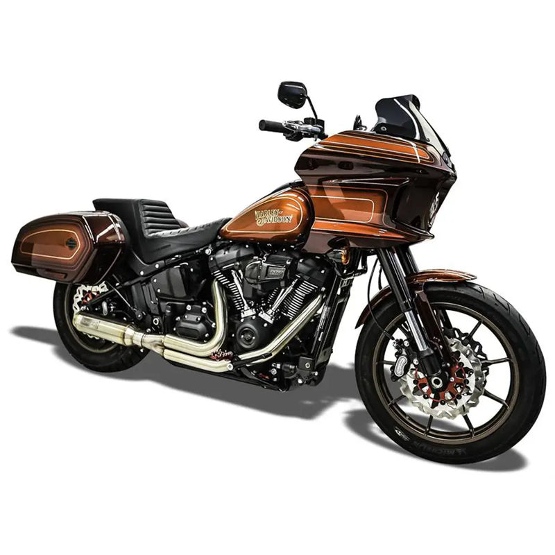 Sistema di scarico Bassani Road Rage Super Bike 2-into-1 per Harley