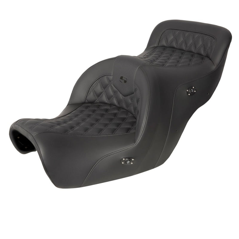 Saddlemen Roadsofa Sedile con punto a reticolo per Honda