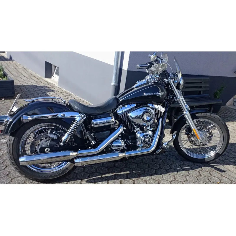 Miller Nebraska Euro 3/4 Marmitte Slip-On per Harley