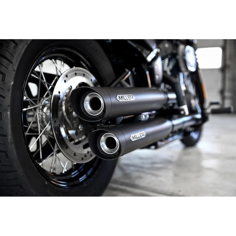 Miller Independence Euro 4 Marmitte Slip-On per Harley