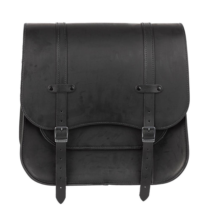 Ledrie Borsa da moto classica in pelle 30 L