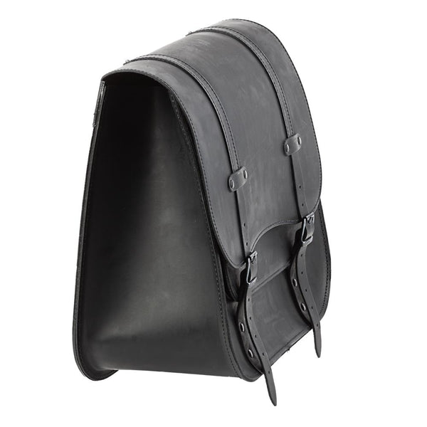 Ledrie Borsa da moto classica in pelle 30 L