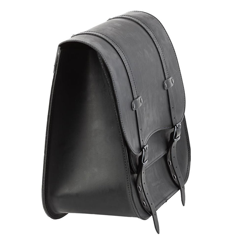 Ledrie Borsa da moto classica in pelle 30 L