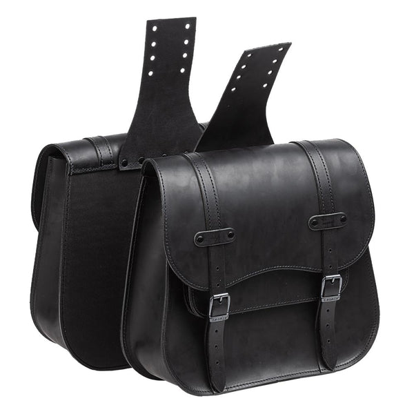 Ledrie Set borsa da postino in pelle da moto da oltre 30 litri