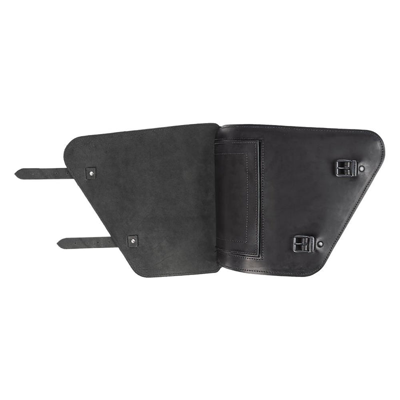Ledrie Borsa grande con telaio nero per Harley