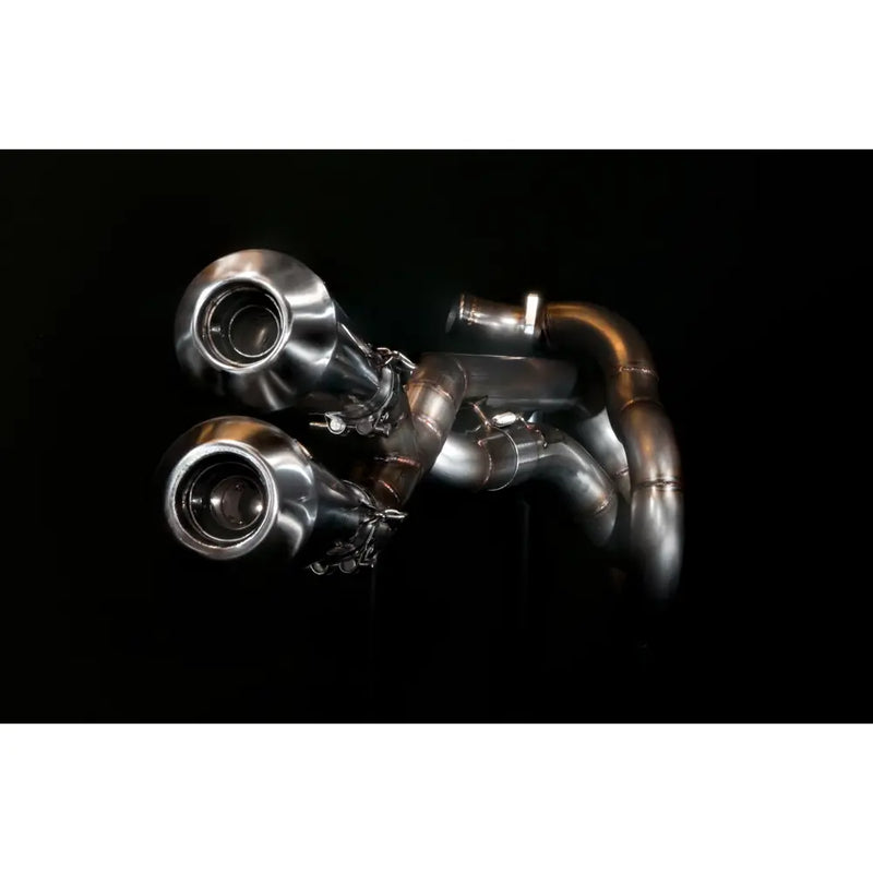 Sistema di scarico Mad Twisted 2-into-1-into-2 per Harley