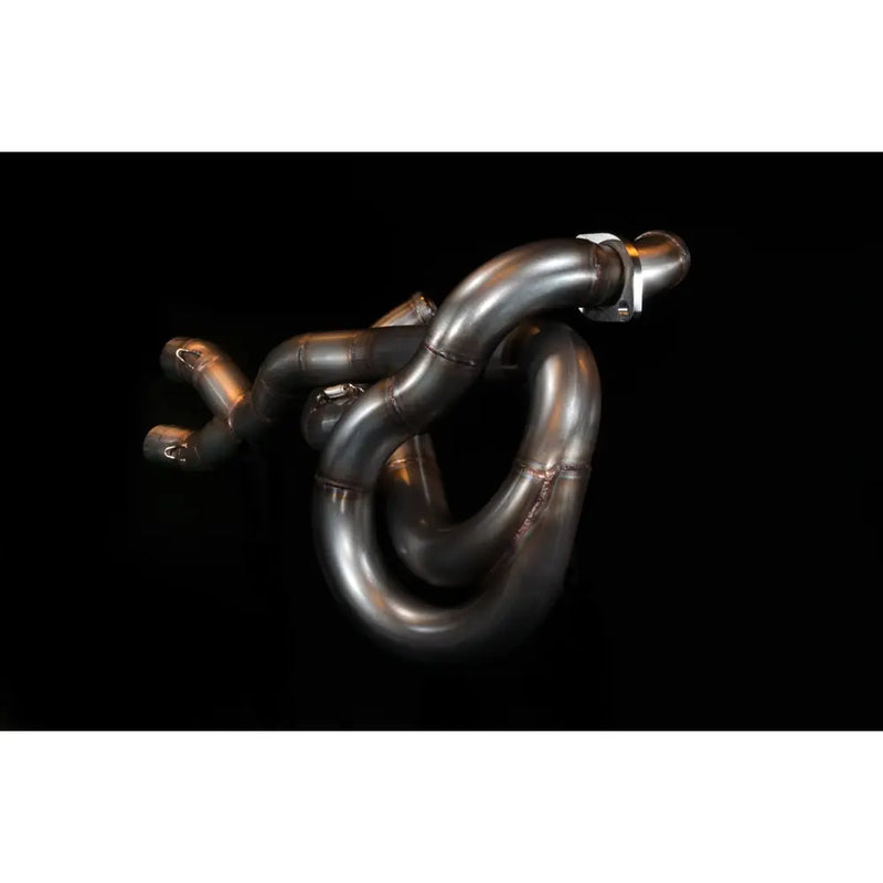 Sistema di scarico Mad Twisted 2-into-1-into-2 per Harley