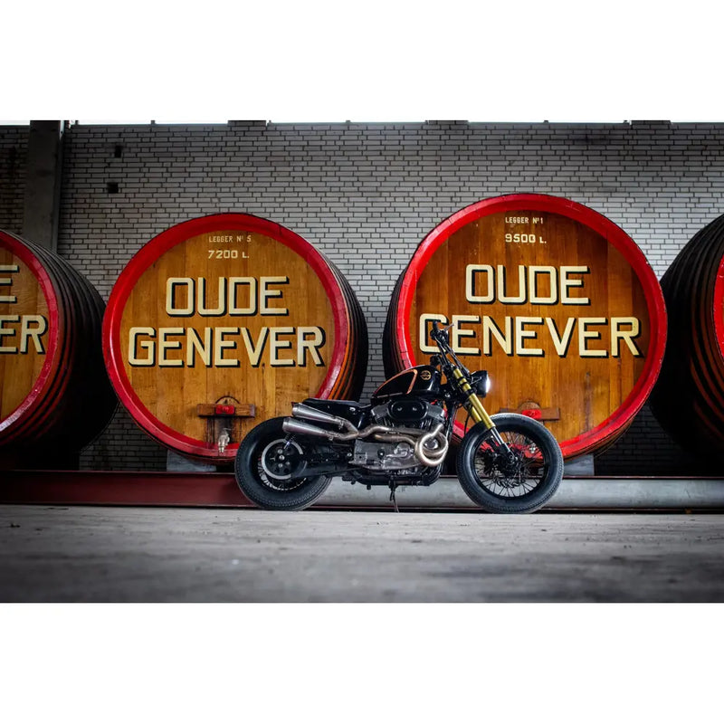 Sistema di scarico Mad Twisted 2-into-1-into-2 per Harley