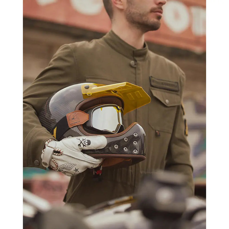 By City Casco da motocross The Rock Retro