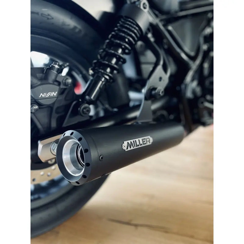 Miller Custom Euro 4/5 Silenziatore Slip-On per Honda
