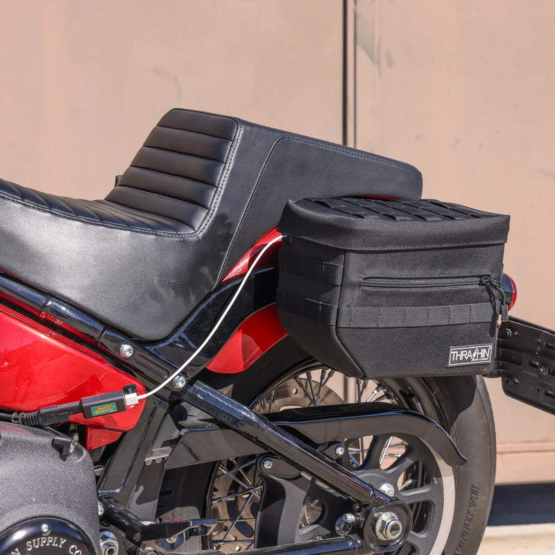 Thrashin Supply Set di borse laterali per moto Essential 10L Throw-Over