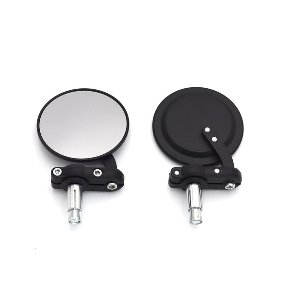 SMP Speedster Motorcycle Set di specchietti retrovisori da bar nero