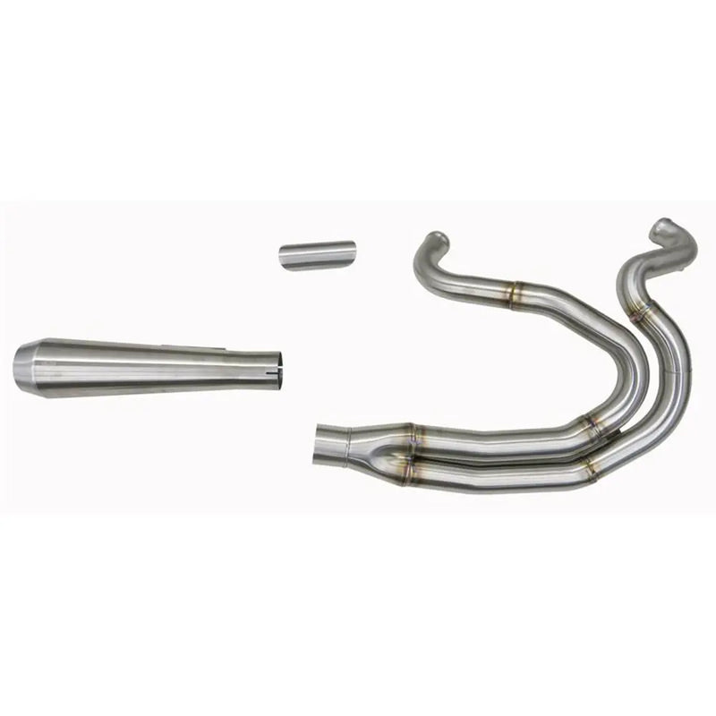 Sistema di scarico Bassani Road Rage Three Step 2-into-1 Stainless per Harley