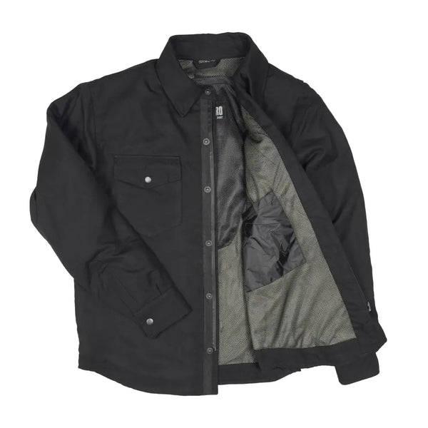 Camicia da moto Cavalero Blackout Kevlar