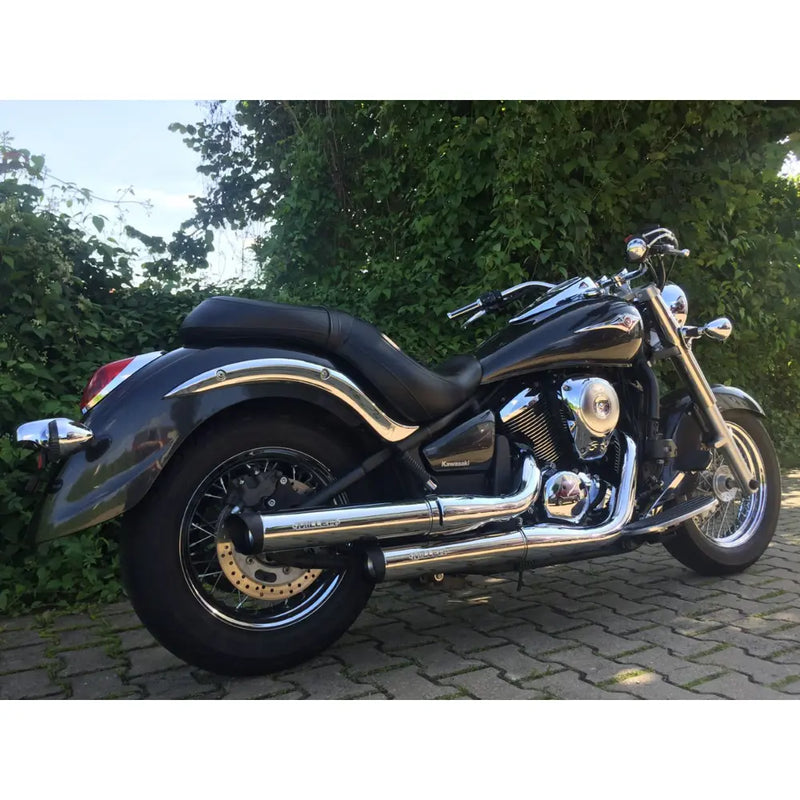 Silenziatori Miller Challenger Euro 3 Slip-On per Kawasaki