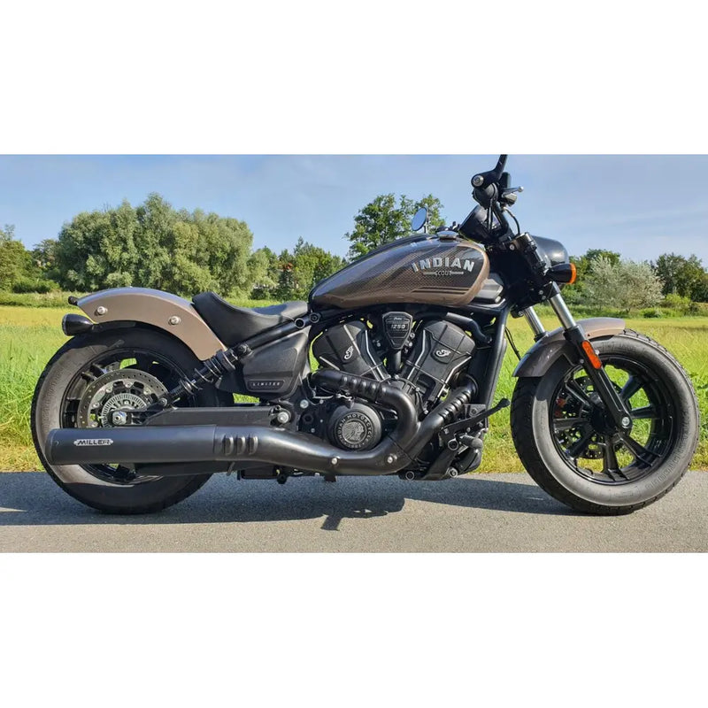 Miller Yukon Euro 5+ Silenziatore Slip-On per Indian