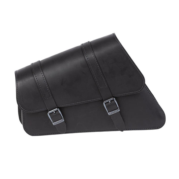 Ledrie Borsa nera con telaio per Harley