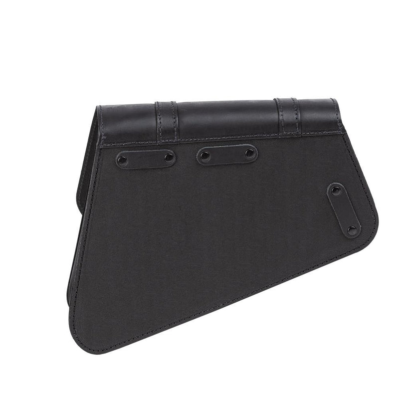 Ledrie Borsa nera con telaio per Harley