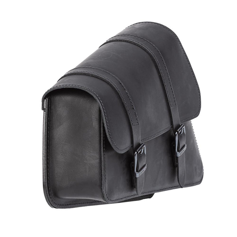 Ledrie Borsa nera con telaio per Harley